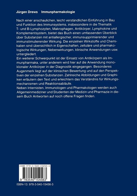 Produktbild: Immunpharmakologie