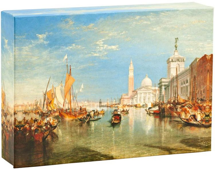 Produktbild: Teneues - Fliptop: Venice by J.M.W. Turner Notecards, 20 Full Color Notecards, 20 Classic White Envelopes, Keepsake Box, FlipTop Magnetic Enclosure