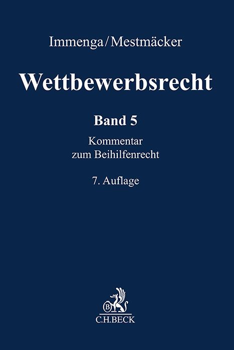 Produktbild: Wettbewerbsrecht Band 5: Beihilfenrecht