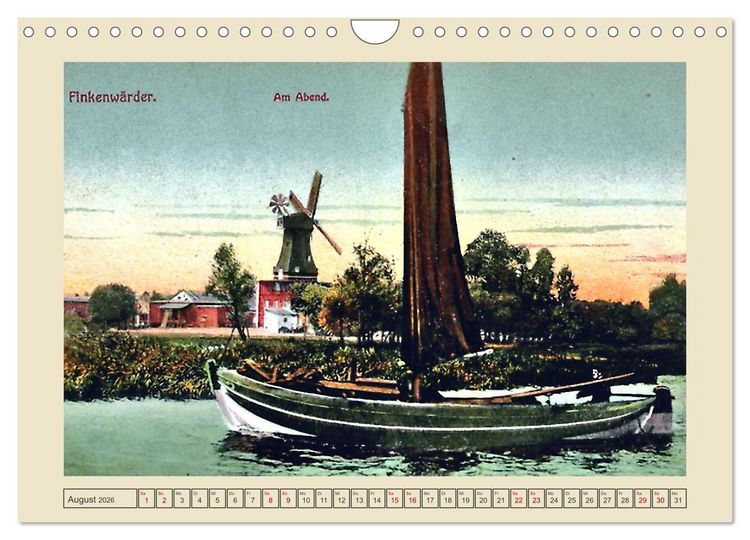 Produktbild: Gru&szlig; aus Finkenwerder (Wandkalender 2026 DIN A4 quer), CALVENDO Monatskalender
