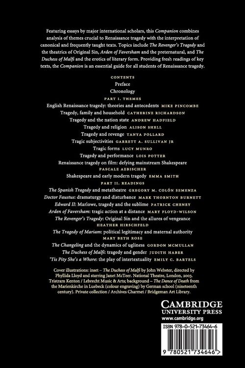 Produktbild: The Cambridge Companion to English Renaissance Tragedy