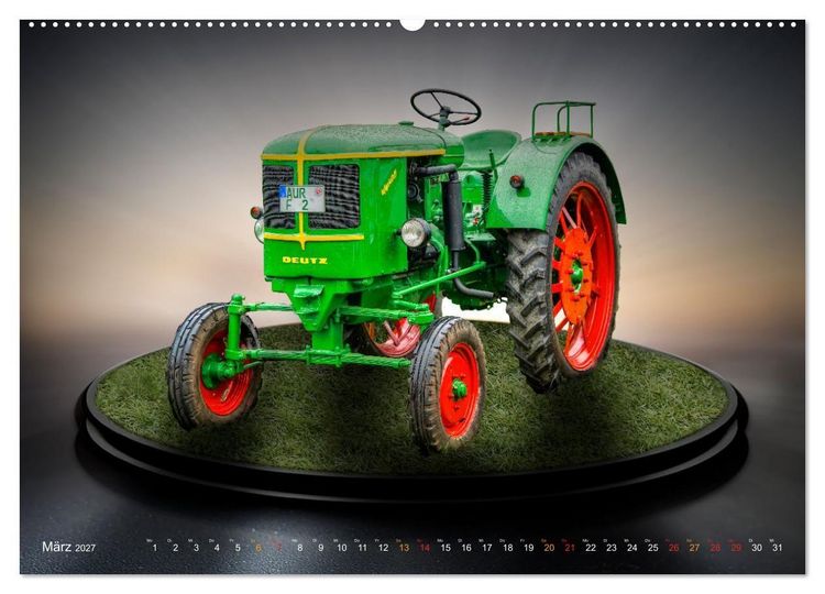 Produktbild: Traktor - Giganten (Wandkalender 2027 DIN A2 quer), CALVENDO Monatskalender