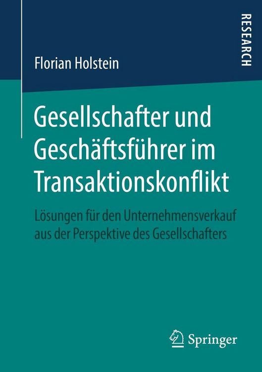 Produktbild: Gesellschafter und Gesch&auml;ftsf&uuml;hrer im Transaktionskonflikt