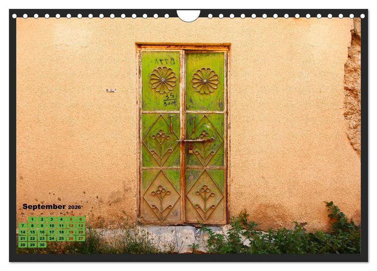 Produktbild: OMAN - Farbenfrohe orientalische T&uuml;ren (Wandkalender 2026 DIN A4 quer), CALVENDO Monatskalender