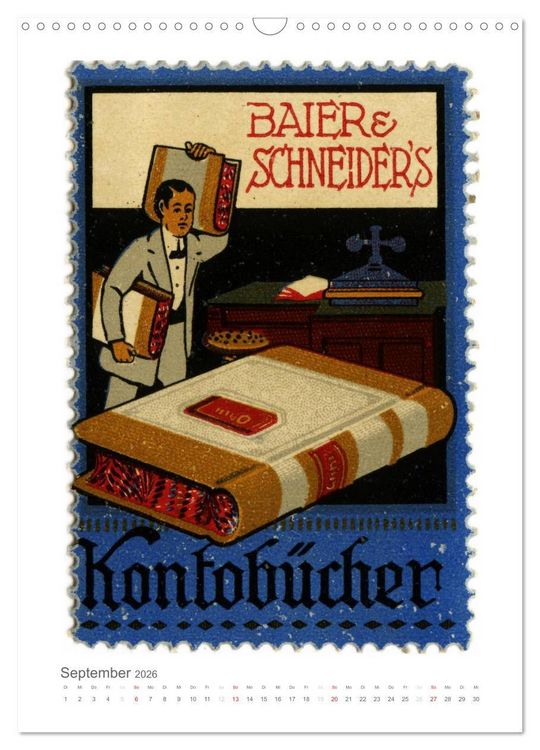 Produktbild: Werbemarken des fr&uuml;hen 20. Jahrhunderts (Wandkalender 2026 DIN A3 hoch), CALVENDO Monatskalender