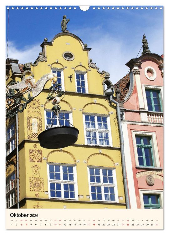Produktbild: Sch&ouml;nes Danzig (Wandkalender 2026 DIN A3 hoch), CALVENDO Monatskalender
