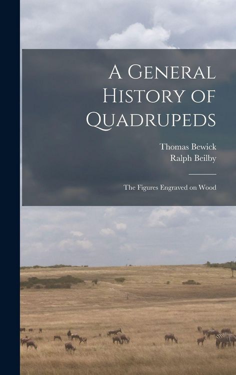 Produktbild: A General History of Quadrupeds