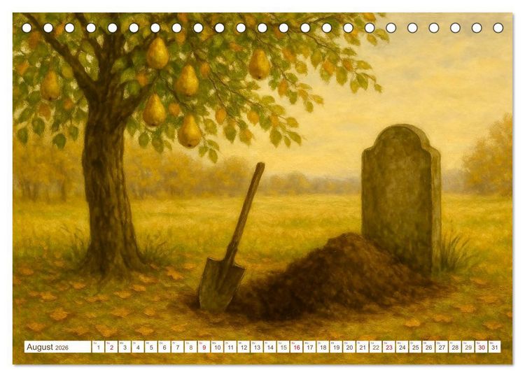 Produktbild: Theodor Fontane (Tischkalender 2026 DIN A5 quer), CALVENDO Monatskalender