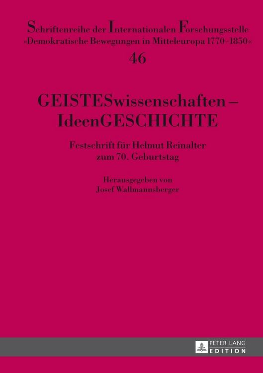 Produktbild: GEISTESwissenschaften &ndash; IdeenGESCHICHTE