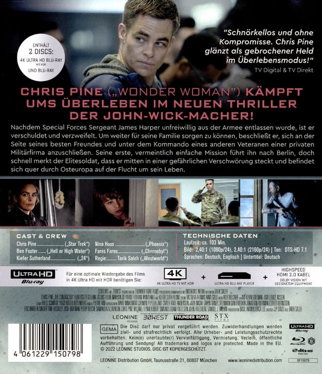 Produktbild: The Contractor (+ Blu-ray)