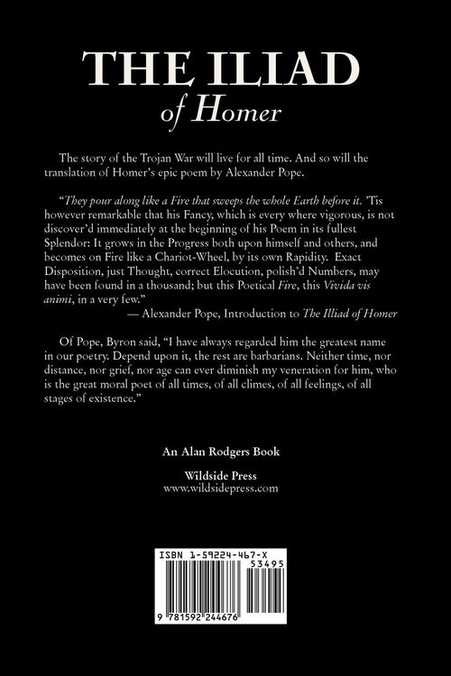 Produktbild: The Iliad by Homer, Classics, Literary Criticism, Ancient and Classical, Poetry, Ancient, Classical & Medieval