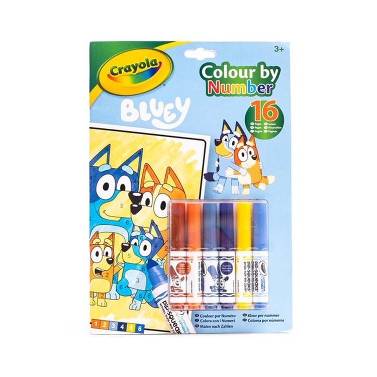 Produktbild: CRAYOLA - Malbuch Malen nach Zahlen Bluey