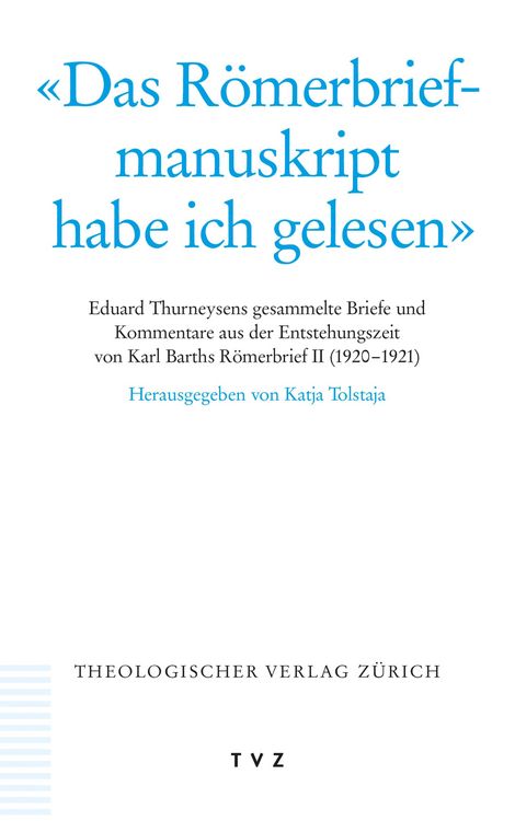 Produktbild: 'Das R&ouml;merbriefmanuskript habe ich gelesen'