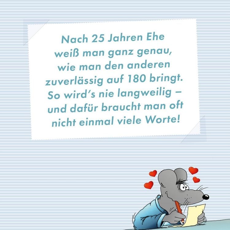 Produktbild: Uli Stein f&uuml;r Verliebte: Silberhochzeit