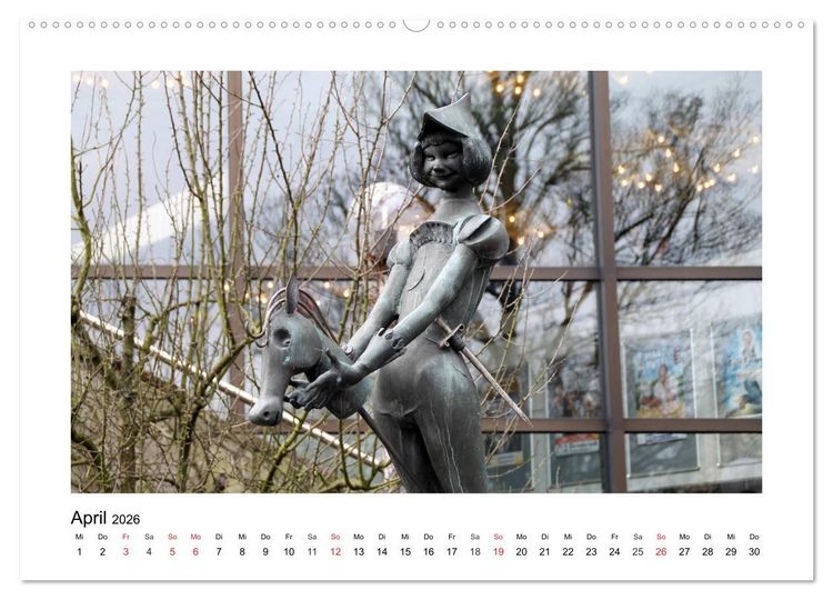 Produktbild: Die Friedensstadt Osnabr&uuml;ck (Wandkalender 2026 DIN A2 quer), CALVENDO Monatskalender