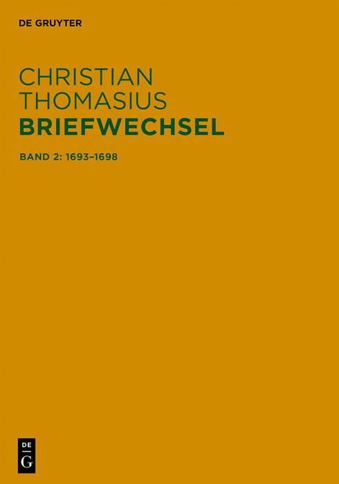 Produktbild: Briefe 1693-1698