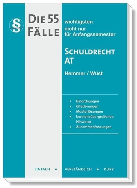 Produktbild: Die 55 wichtigsten F&auml;lle Schuldrecht AT