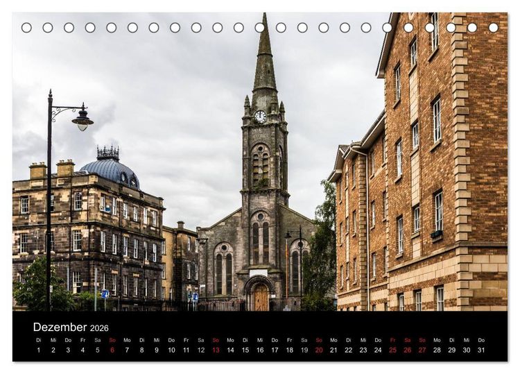 Produktbild: Faszination Edinburgh (Tischkalender 2026 DIN A5 quer), CALVENDO Monatskalender