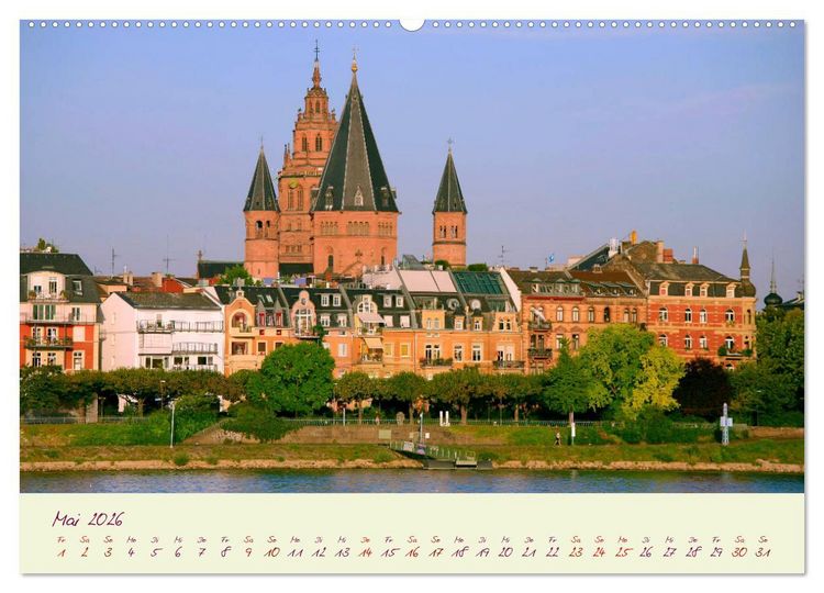 Produktbild: Mainz Kultur und Lebenslust (hochwertiger Premium Wandkalender 2026 DIN A2 quer), Kunstdruck in Hochglanz