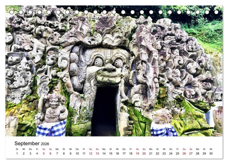 Produktbild: Wunderwelt Asien (Tischkalender 2026 DIN A5 quer), CALVENDO Monatskalender