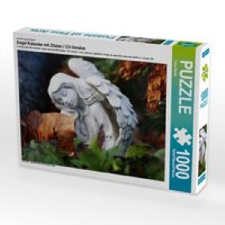 Produktbild: CALVENDO Puzzle Engel-Kalender mit Zitaten / CH-Version 1000 Teile Lege-Gr&ouml;&szlig;e 64 x 48 cm Foto-Puzzle Bild von Tanja Riedel