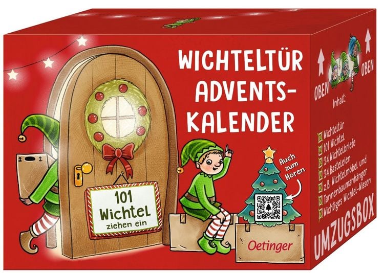 Produktbild: Wichtelt&uuml;r-Adventskalender. 101 Wichtel ziehen ein