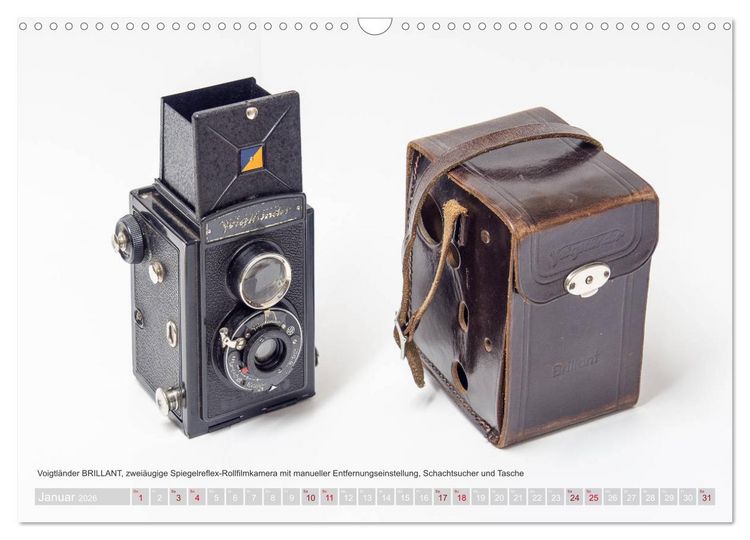 Produktbild: Alte und nicht ganz so alte Fotoapparate (Wandkalender 2026 DIN A3 quer), CALVENDO Monatskalender