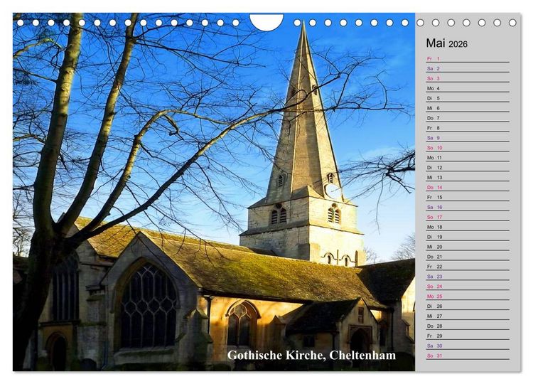 Produktbild: Englands bezaubernde Burgen, Schl&ouml;sser und mehr (Wandkalender 2026 DIN A4 quer), CALVENDO Monatskalender