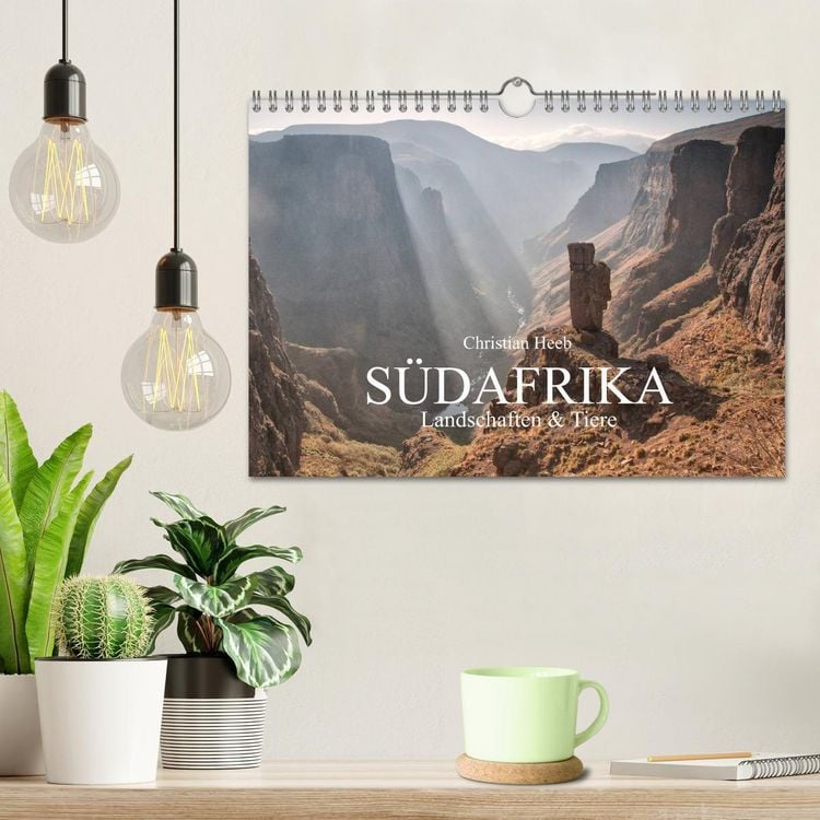 Produktbild: S&uuml;dafrika / Landschaften & Tiere / Christian Heeb (Wandkalender 2026 DIN A4 quer), CALVENDO Monatskalender