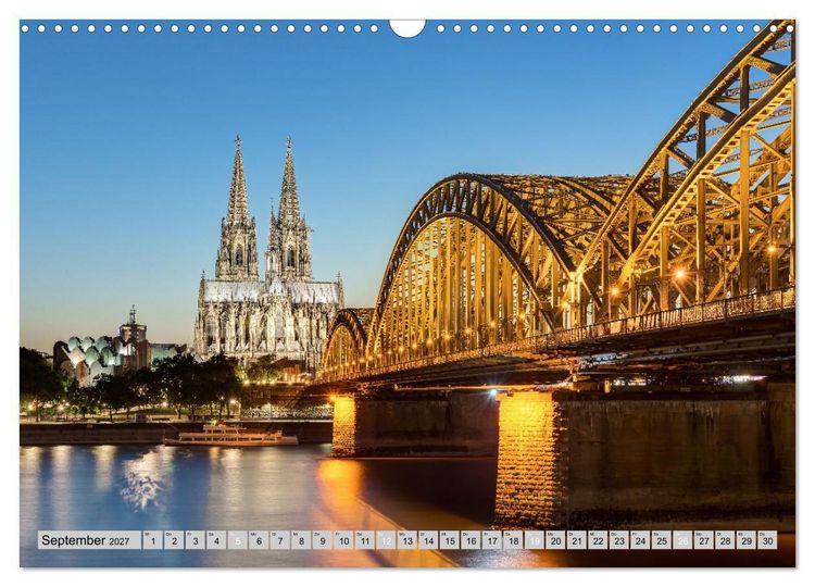 Produktbild: Wundersch&ouml;nes K&ouml;ln (Wandkalender 2027 DIN A3 quer), CALVENDO Monatskalender
