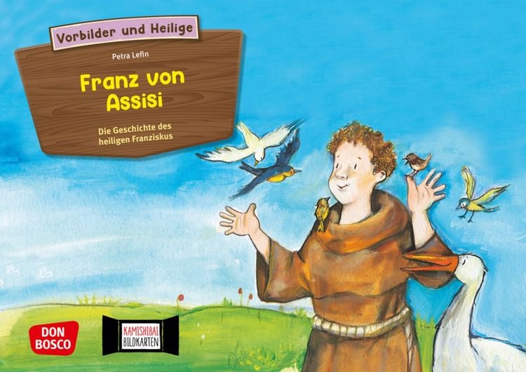 Produktbild: Franz von Assisi - Die Geschichte des heiligen Franziskus. Kamishibai Bildkartenset.