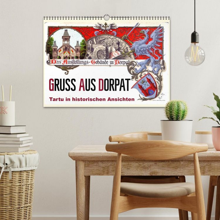 Produktbild: Gruss aus Dorpat - Tartu in historischen Ansichten (Wandkalender 2026 DIN A3 quer), CALVENDO Monatskalender