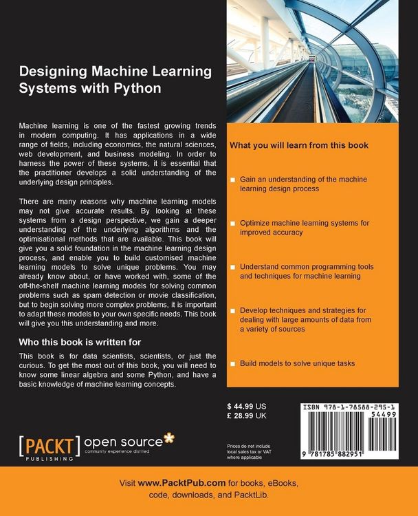 Produktbild: Designing Machine Learning Systems with Python