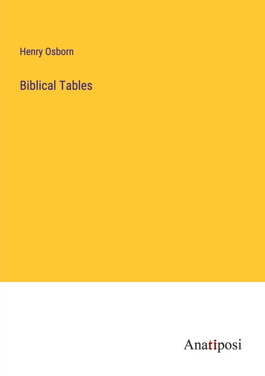 Produktbild: Biblical Tables