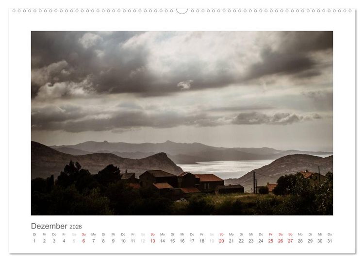 Produktbild: Die Sch&ouml;nheit Korsikas (hochwertiger Premium Wandkalender 2026 DIN A2 quer), Kunstdruck in Hochglanz
