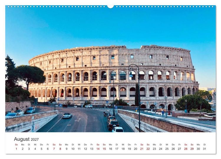 Produktbild: Italien - Eine Reise durch das traumhafte Italien. (hochwertiger Premium Wandkalender 2027 DIN A2 quer), Kunstdruck in Hochglanz