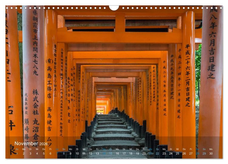 Produktbild: Japan - Im Land der aufgehenden Sonne (Wandkalender 2026 DIN A3 quer), CALVENDO Monatskalender