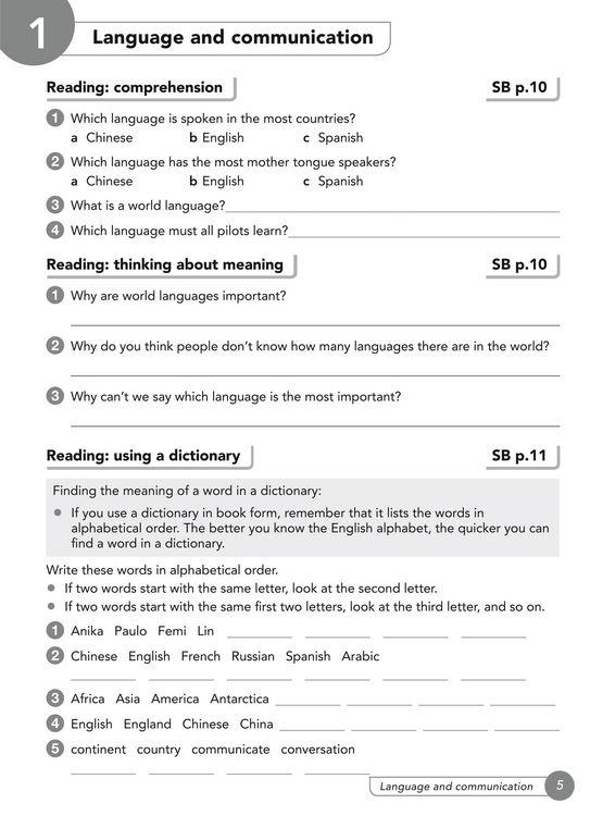 Produktbild: Lower Secondary English as a Second Language Workbook: Stage 7