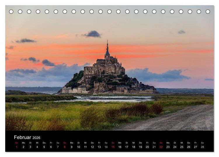 Produktbild: Lichtblicke aus Europa (Tischkalender 2026 DIN A5 quer), CALVENDO Monatskalender