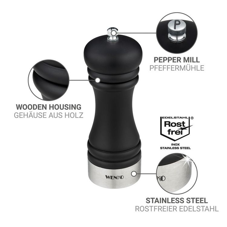 Produktbild: Pfefferm&uuml;hle Mod. Sali, mit Keramikmahlwerk