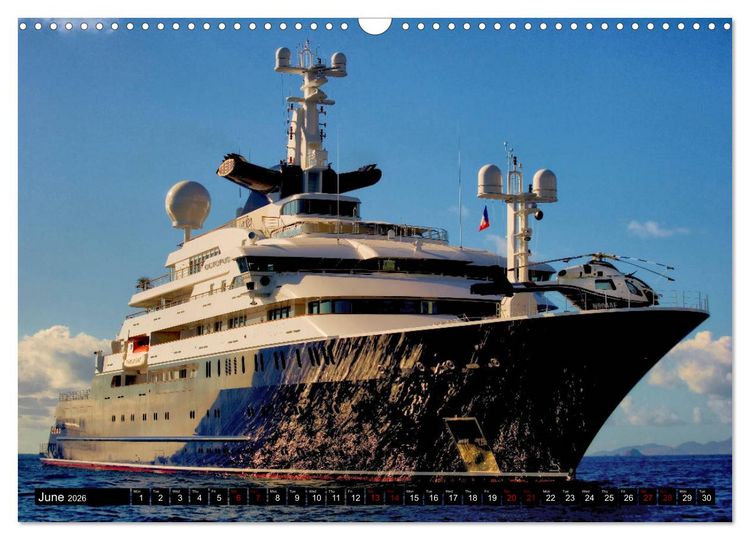 Produktbild: SUPERYACHTS (Wall Calendar 2026 DIN A3 landscape), CALVENDO 12 Month Wall Calendar