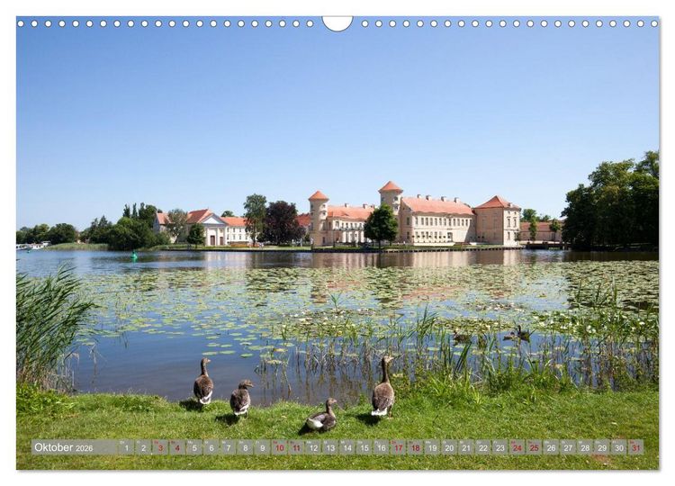 Produktbild: Hausbooturlaub Deutschland - Mecklenburgische Seenplatte (Wandkalender 2026 DIN A3 quer), CALVENDO Monatskalender