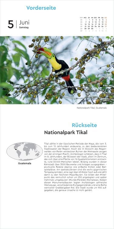 Produktbild: Sch&auml;tze der Natur - KUNTH 365-Tage-Abrei&szlig;kalender 2027