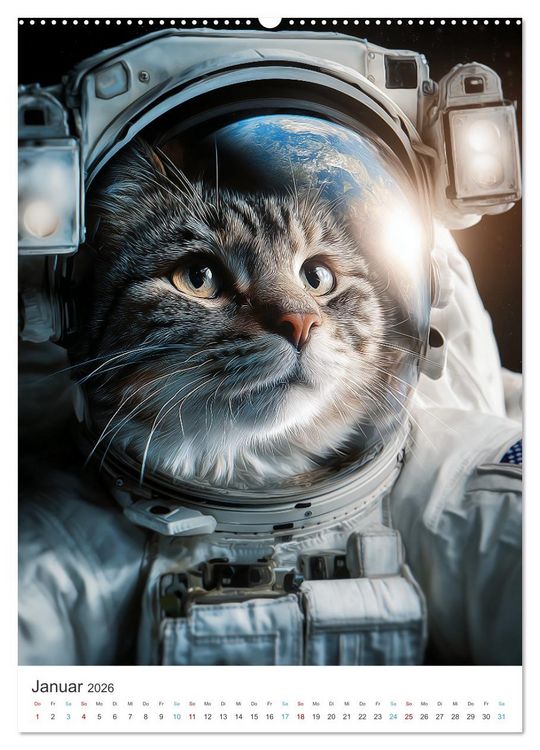 Produktbild: Katzen gegen Alltag (Wandkalender 2026 DIN A2 hoch), CALVENDO Monatskalender