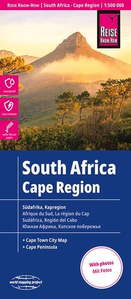 Produktbild: Reise Know-How Landkarte Südafrika Kapregion / South Africa, Cape Region (1:500.000)