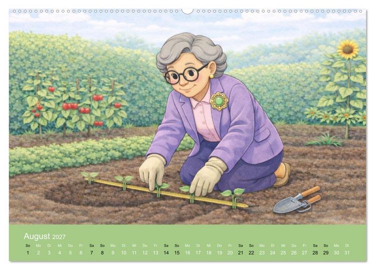 Produktbild: Ich bin noch nicht fertig - Oma Edition (Wandkalender 2027 DIN A2 quer), CALVENDO Monatskalender