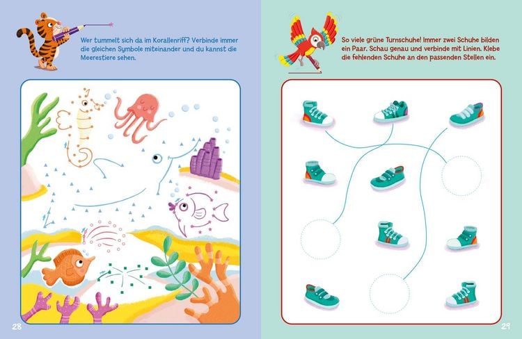 Produktbild: Sticker-R&auml;tsel f&uuml;r Kindergarten-Kids. Farben und Formen