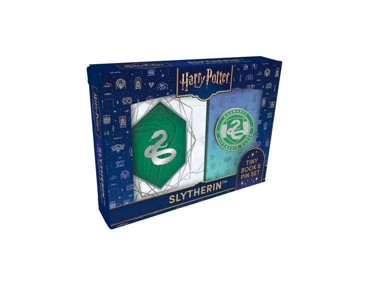 Produktbild: Harry Potter: Slytherin Tiny Book and Pin Set