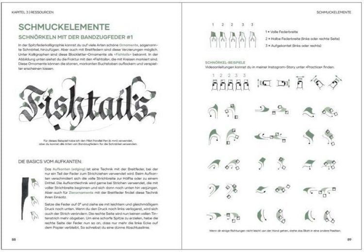 Produktbild: Praxisbuch Kalligraphie Alphabete