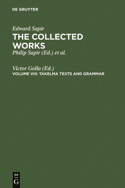 Produktbild: Takelma Texts and Grammar
